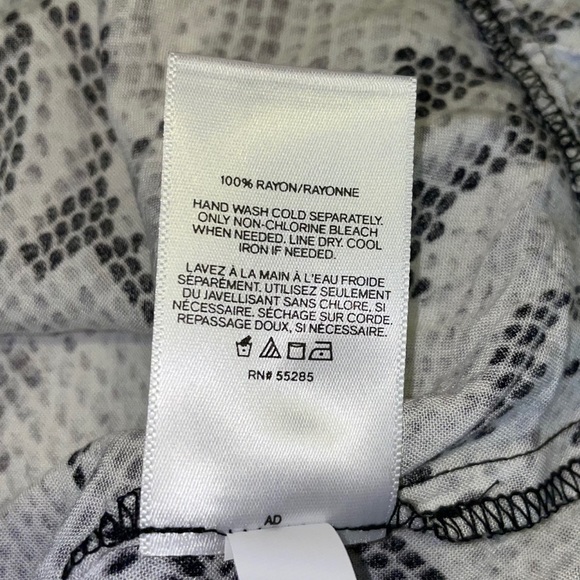 Express Gray Snake Ruffle Tank Dress - Picture 4 of 5